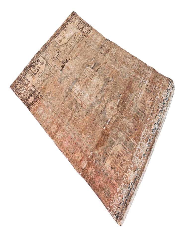 Detail image of  3' 2 x 4' 10  Hand Knotted Ultra Vintage Persian Wool Rug