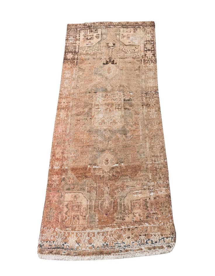 Detail image of  3' 2 x 4' 10  Hand Knotted Ultra Vintage Persian Wool Rug