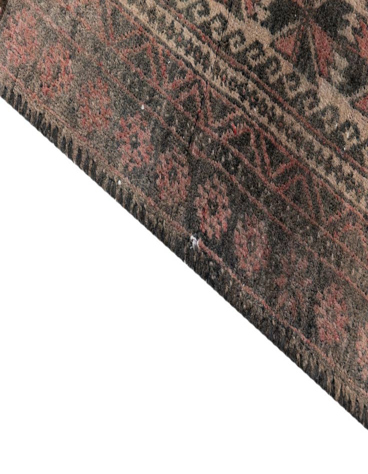 Detail image of  2' 8 x 4' 7  Hand Knotted Ultra Vintage Persian Wool Rug