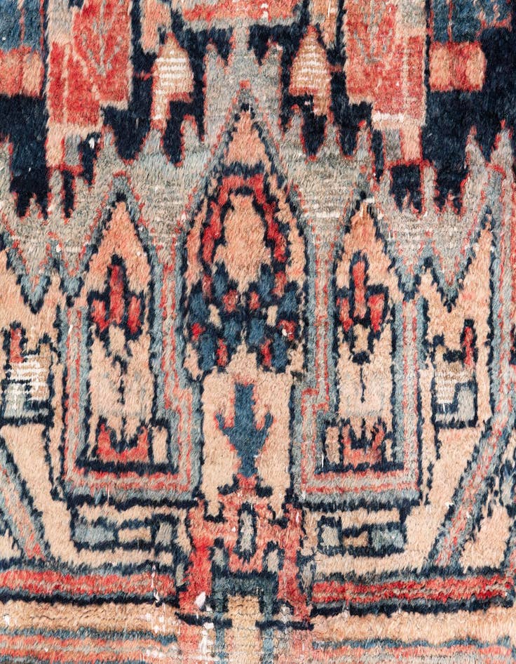 Detail image of  3' 7 x 6' 7  Hand Knotted Ultra Vintage Persian Wool Rug