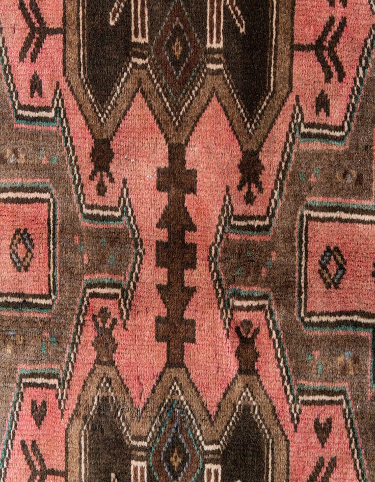 Detail image of  2' 6 x 4' 6  Hand Knotted Ultra Vintage Persian Wool Rug