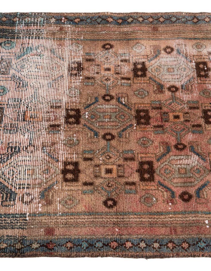 Detail image of  2' 8 x 5' 4  Hand Knotted Ultra Vintage Persian Wool Rug