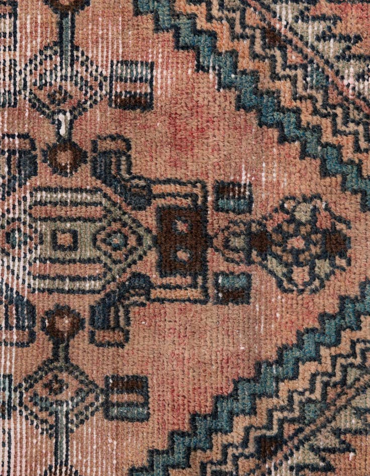 Detail image of  2' 8 x 5' 4  Hand Knotted Ultra Vintage Persian Wool Rug