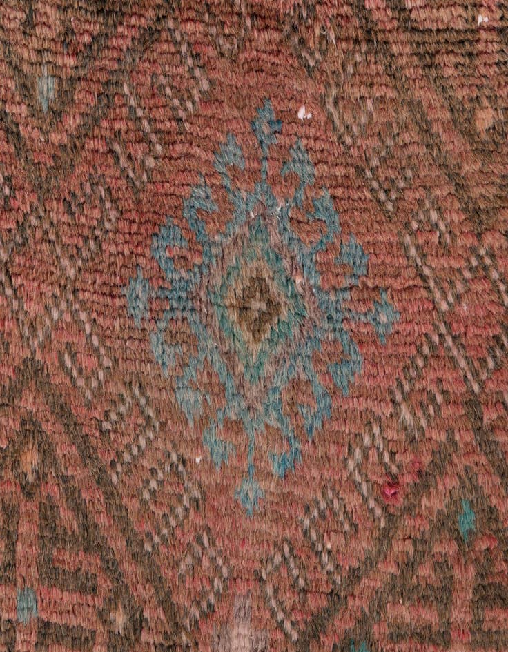 Detail image of  2' 6 x 4' 2  Hand Knotted Ultra Vintage Persian Wool Rug