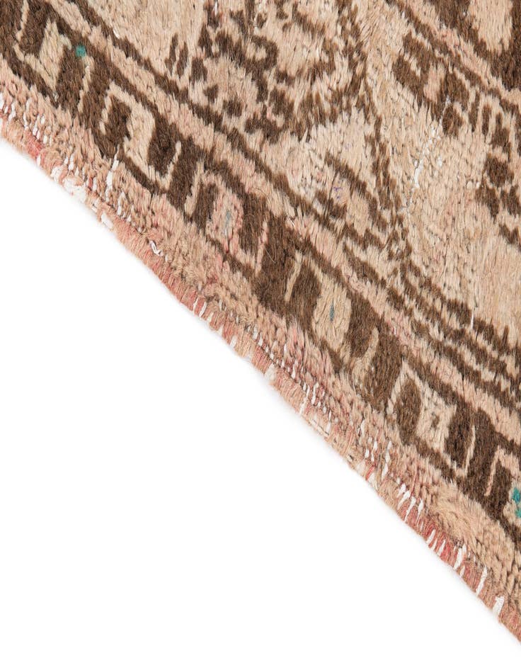 Detail image of  4' 3 x 6' 8  Hand Knotted Ultra Vintage Persian Wool Rug