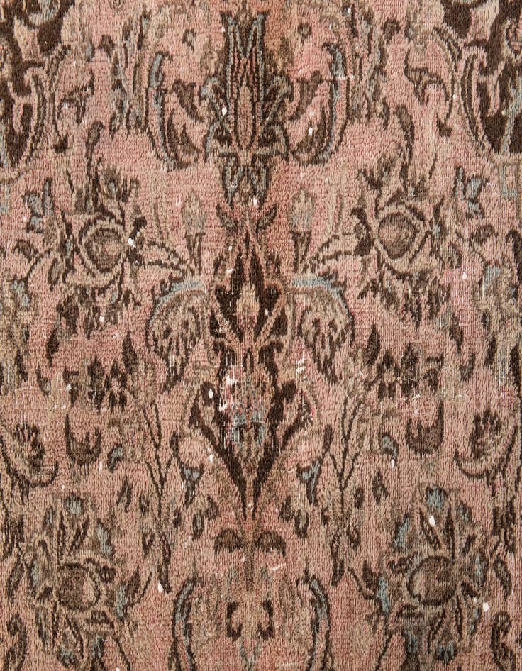 Detail image of  6' 3 x 7' 9  Hand Knotted Ultra Vintage Persian Wool Rug