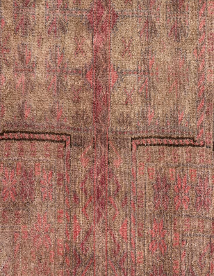 Detail image of  3' x 4' 5  Hand Knotted Ultra Vintage Persian Wool Rug