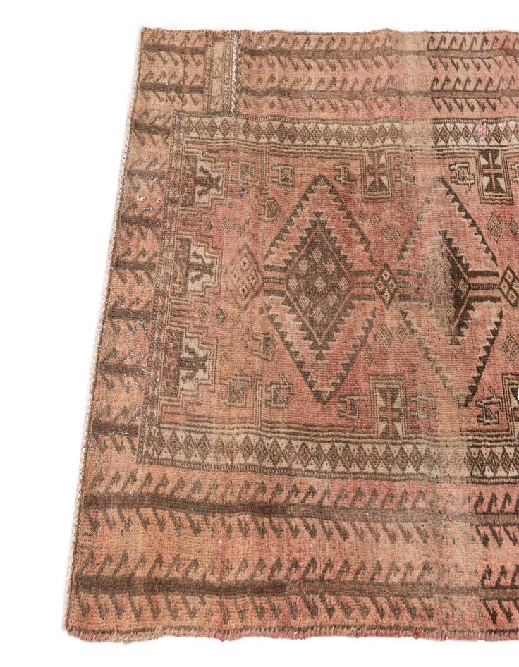 Detail image of  2' 8 x 5' 3  Hand Knotted Ultra Vintage Persian Wool Rug