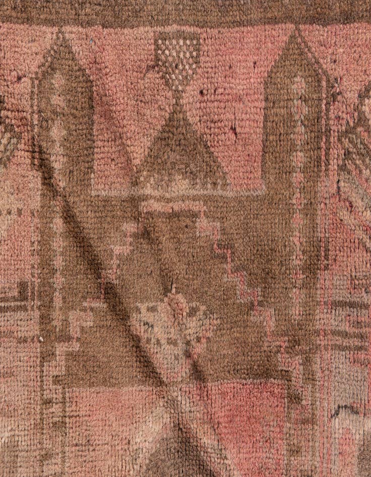 Detail image of  2' 10 x 4' 9  Hand Knotted Ultra Vintage Persian Wool Rug