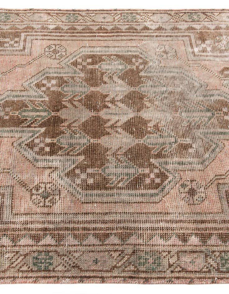 Detail image of  3' 10 x 6' 7  Hand Knotted Ultra Vintage Persian Wool Rug