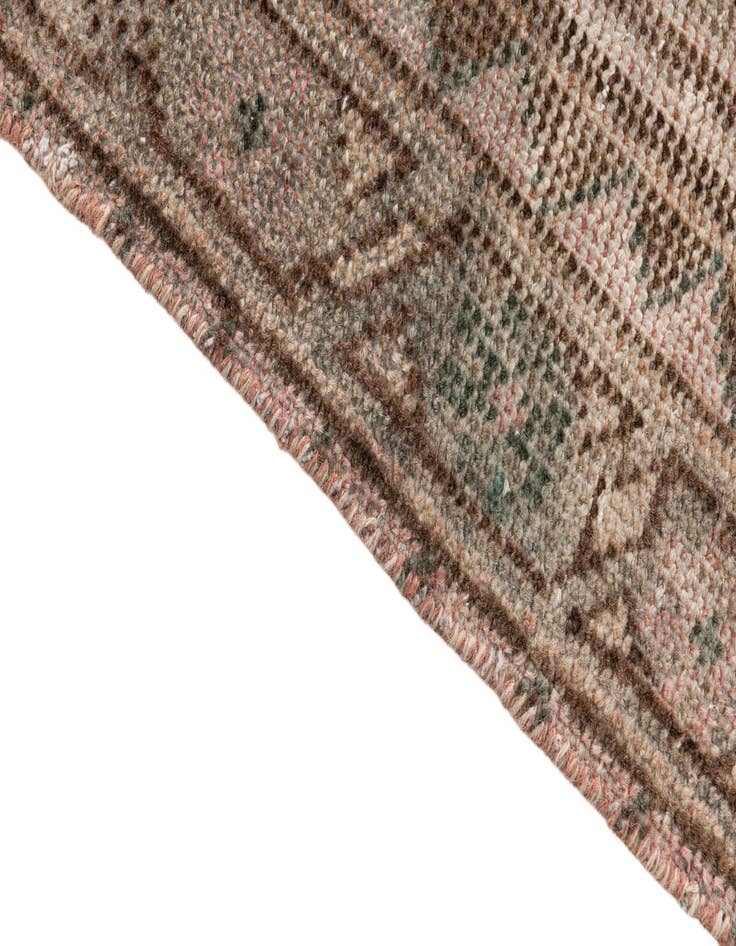 Detail image of  3' 10 x 6' 7  Hand Knotted Ultra Vintage Persian Wool Rug