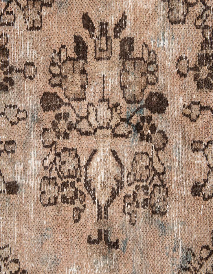 Detail image of  7' x 10' 2  Hand Knotted Ultra Vintage Persian Wool Rug