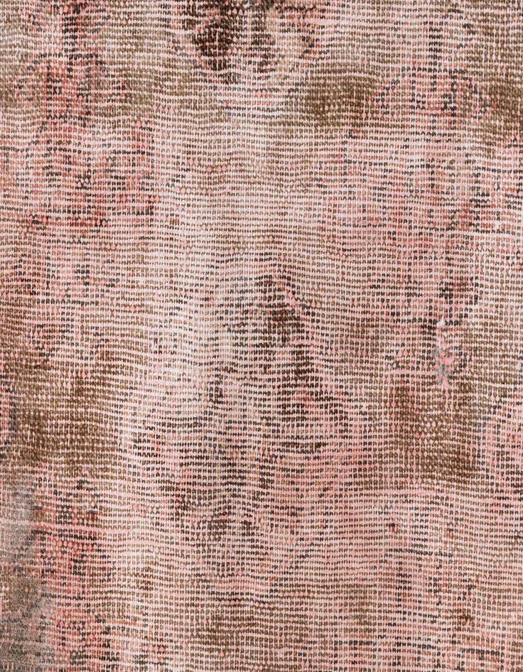 Detail image of  4' 2 x 6' 2  Hand Knotted Ultra Vintage Persian Wool Rug