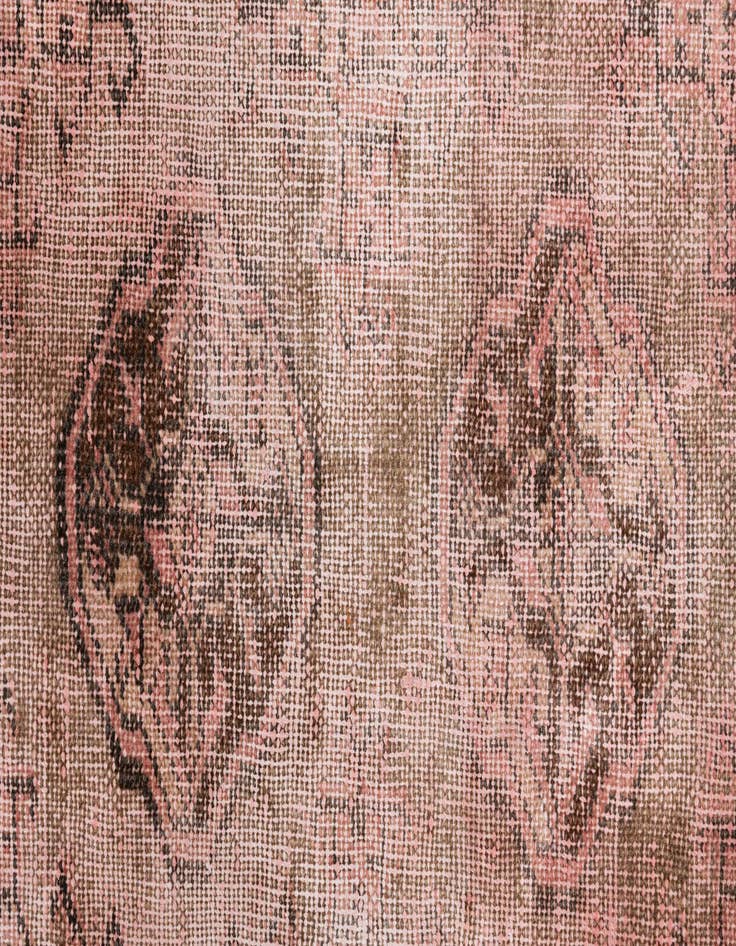 Detail image of  4' 2 x 6' 2  Hand Knotted Ultra Vintage Persian Wool Rug