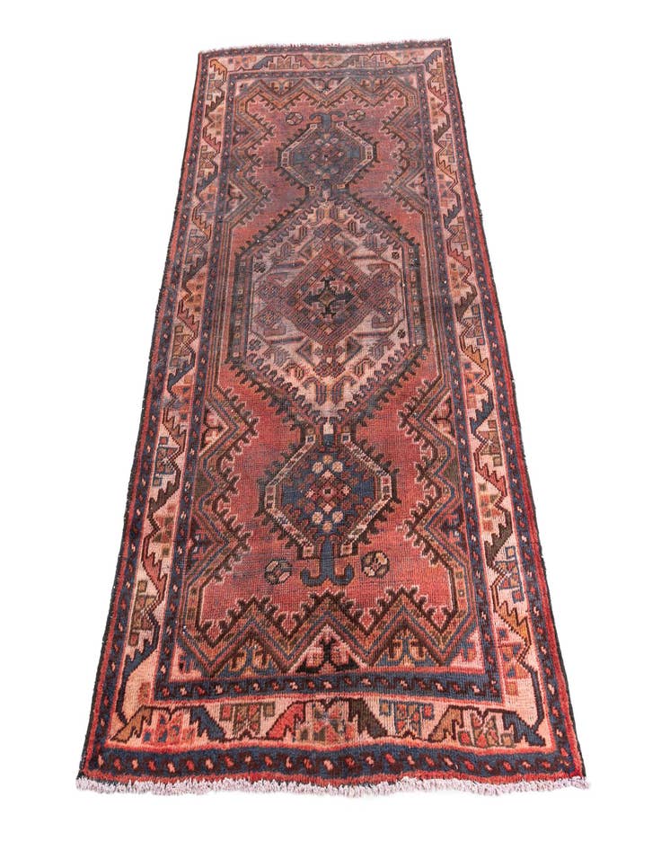 Detail image of  4' 4 x 6' 5  Hand Knotted Ultra Vintage Persian Wool Rug