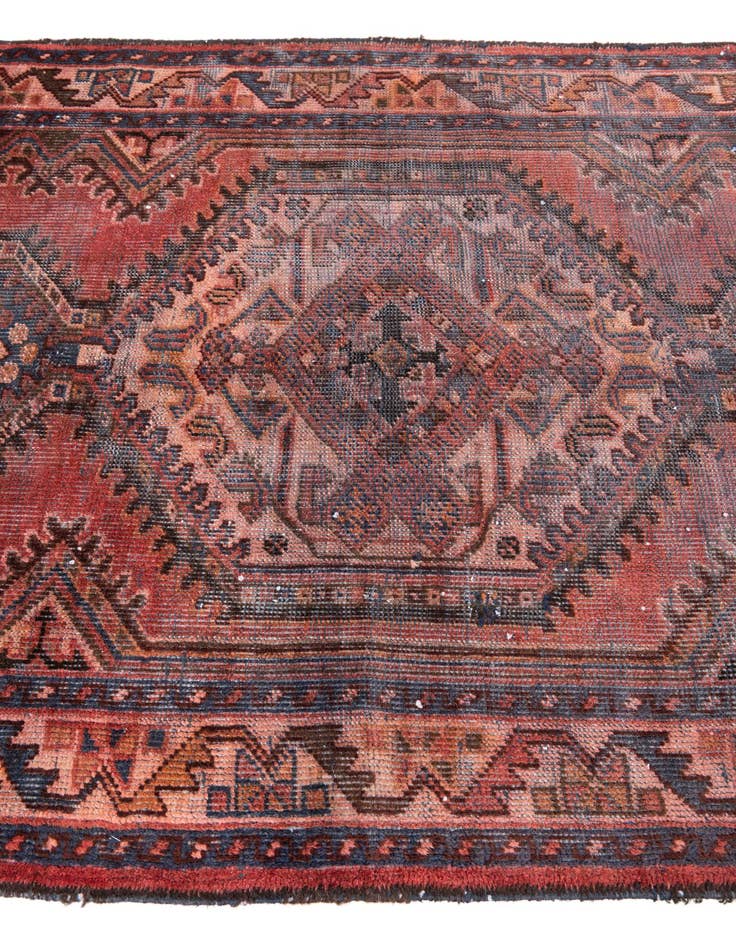 Detail image of  4' 4 x 6' 5  Hand Knotted Ultra Vintage Persian Wool Rug