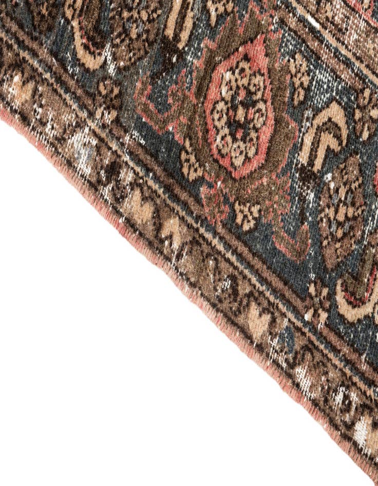 Detail image of  4' 2 x 6' 5  Hand Knotted Ultra Vintage Persian Wool Rug