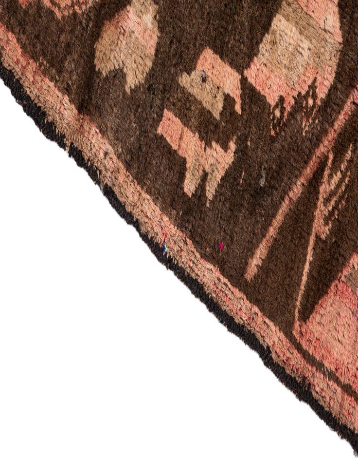 Detail image of  3' x 4' 6  Hand Knotted Ultra Vintage Persian Wool Rug