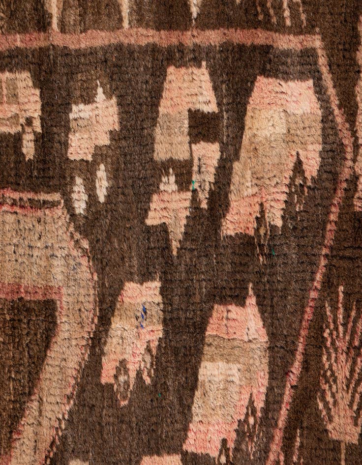 Detail image of  3' x 4' 6  Hand Knotted Ultra Vintage Persian Wool Rug