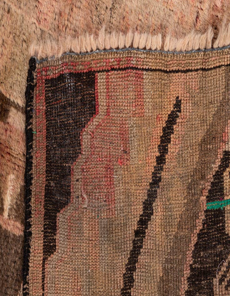 Detail image of  3' x 4' 6  Hand Knotted Ultra Vintage Persian Wool Rug