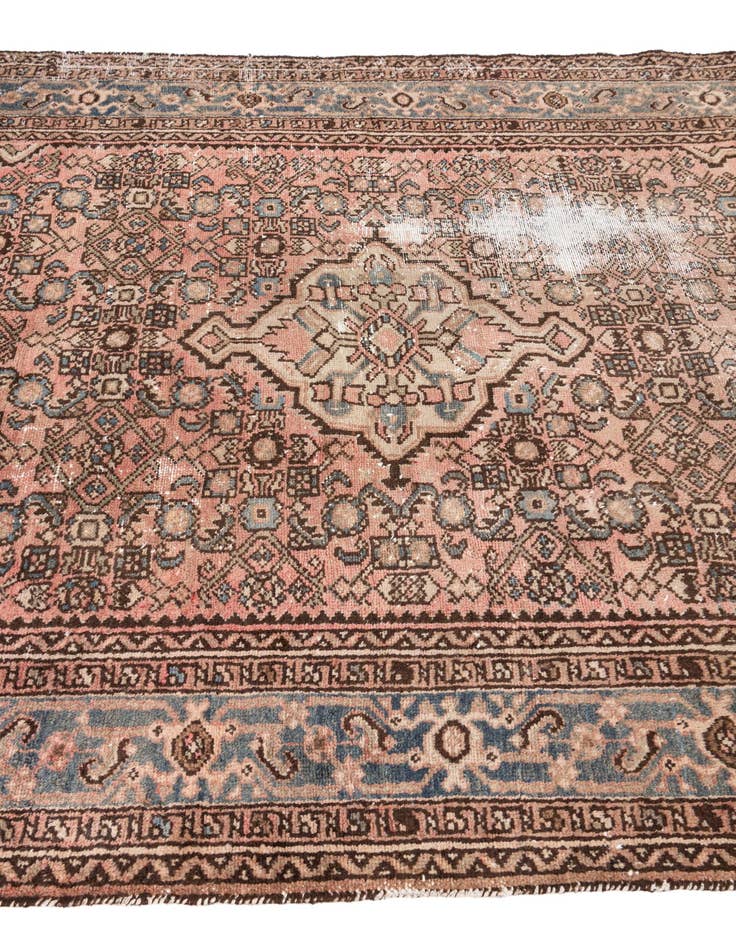 Detail image of  5' x 6' 8  Hand Knotted Ultra Vintage Persian Wool Rug