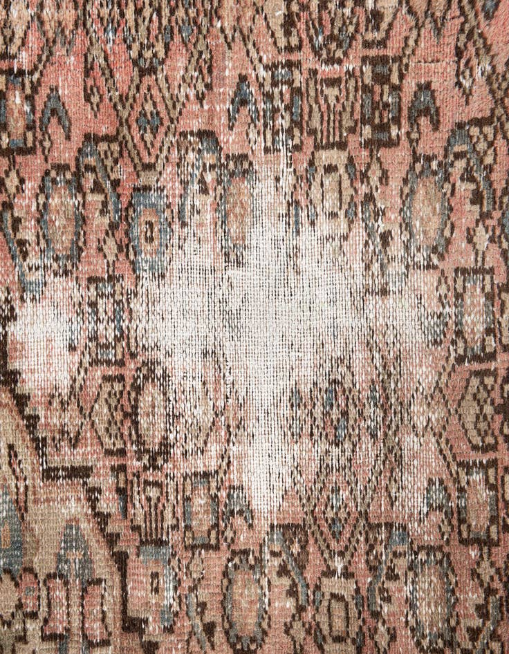 Detail image of  5' x 6' 8  Hand Knotted Ultra Vintage Persian Wool Rug