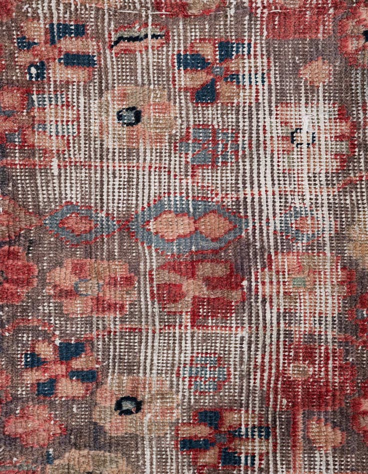 Detail image of  3' 10 x 6' 5  Hand Knotted Ultra Vintage Persian Wool Rug