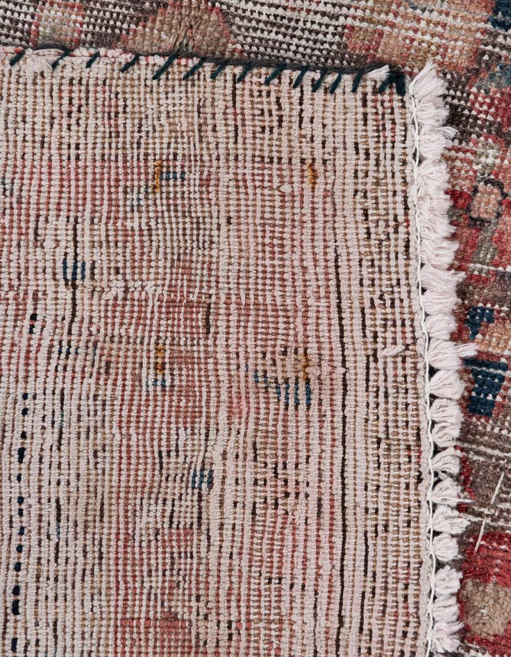 Detail image of  3' 10 x 6' 5  Hand Knotted Ultra Vintage Persian Wool Rug