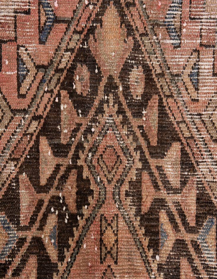 Detail image of  4' 5 x 6' 7  Hand Knotted Ultra Vintage Persian Wool Rug