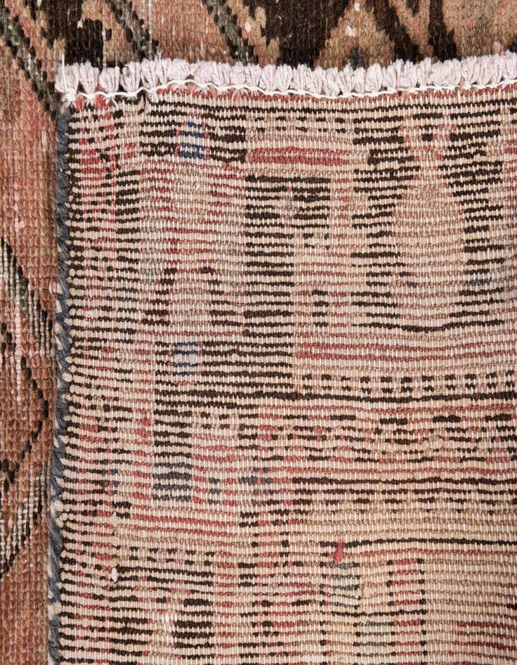 Detail image of  4' 5 x 6' 7  Hand Knotted Ultra Vintage Persian Wool Rug