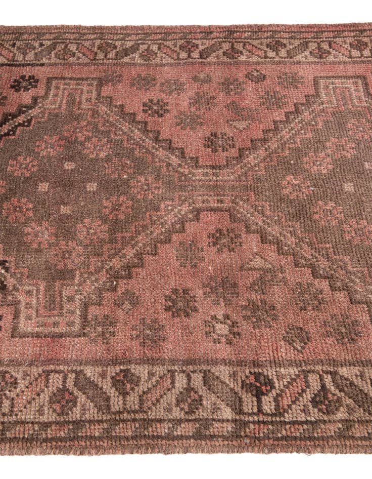 Detail image of  3' 6 x 4' 9  Hand Knotted Ultra Vintage Persian Wool Rug