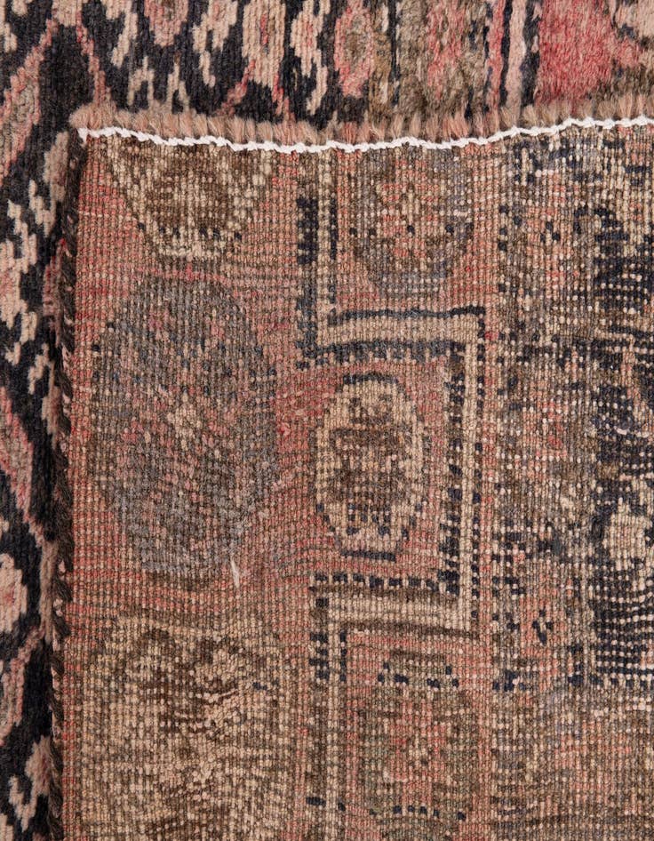 Detail image of  3' 8 x 7' 2  Hand Knotted Ultra Vintage Persian Wool Rug