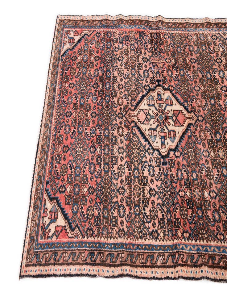 Detail image of  3' 10 x 5'  Hand Knotted Ultra Vintage Persian Wool Rug