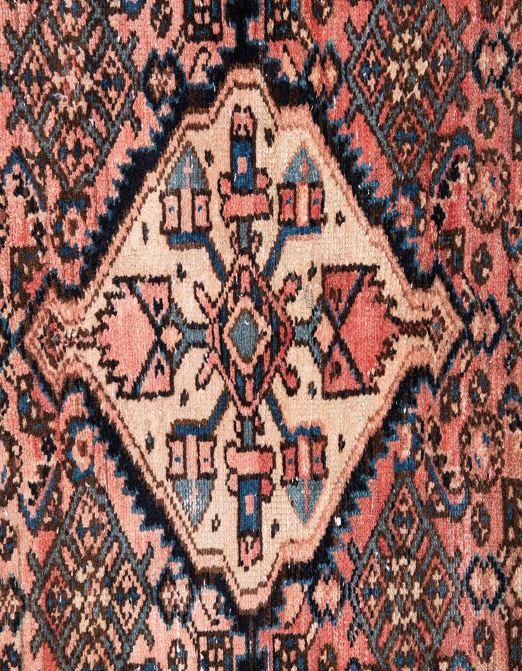 Detail image of  3' 10 x 5'  Hand Knotted Ultra Vintage Persian Wool Rug