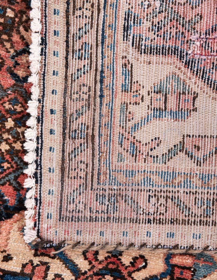 Detail image of  3' 10 x 5'  Hand Knotted Ultra Vintage Persian Wool Rug