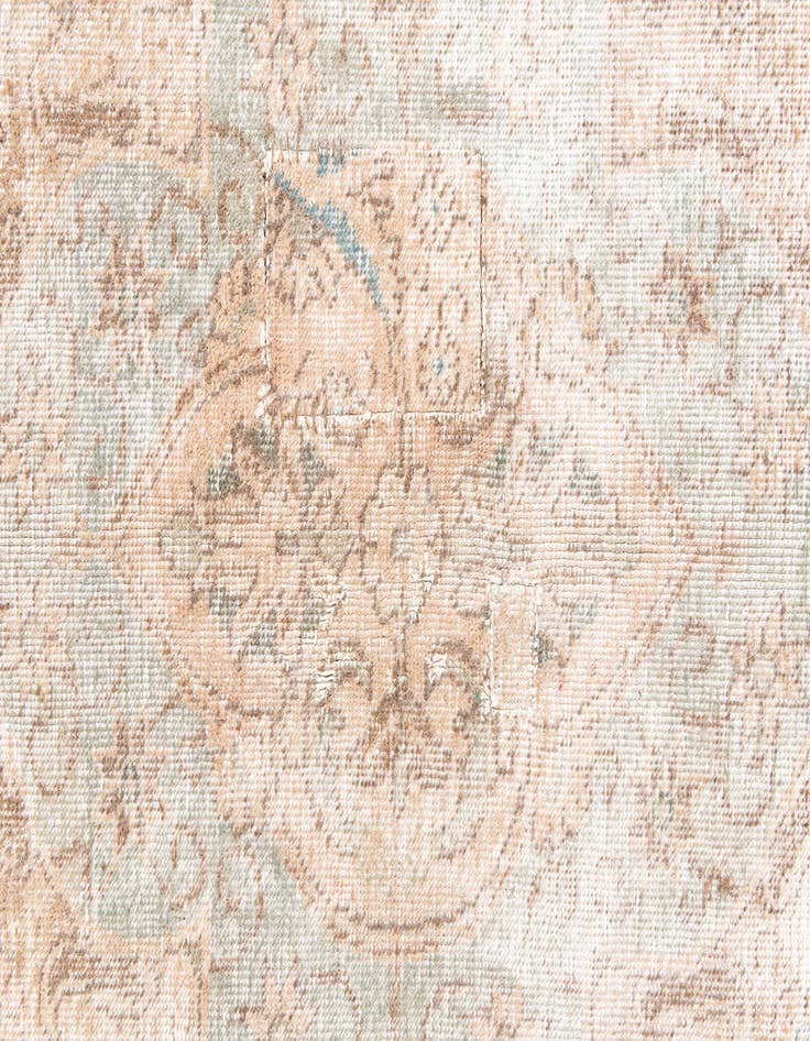 Detail image of  7' 5 x 10'  Hand Knotted Ultra Vintage Persian Wool Rug