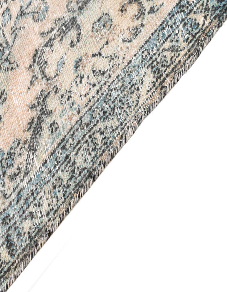 Detail image of  7' 1 x 9' 1  Hand Knotted Ultra Vintage Persian Wool Rug