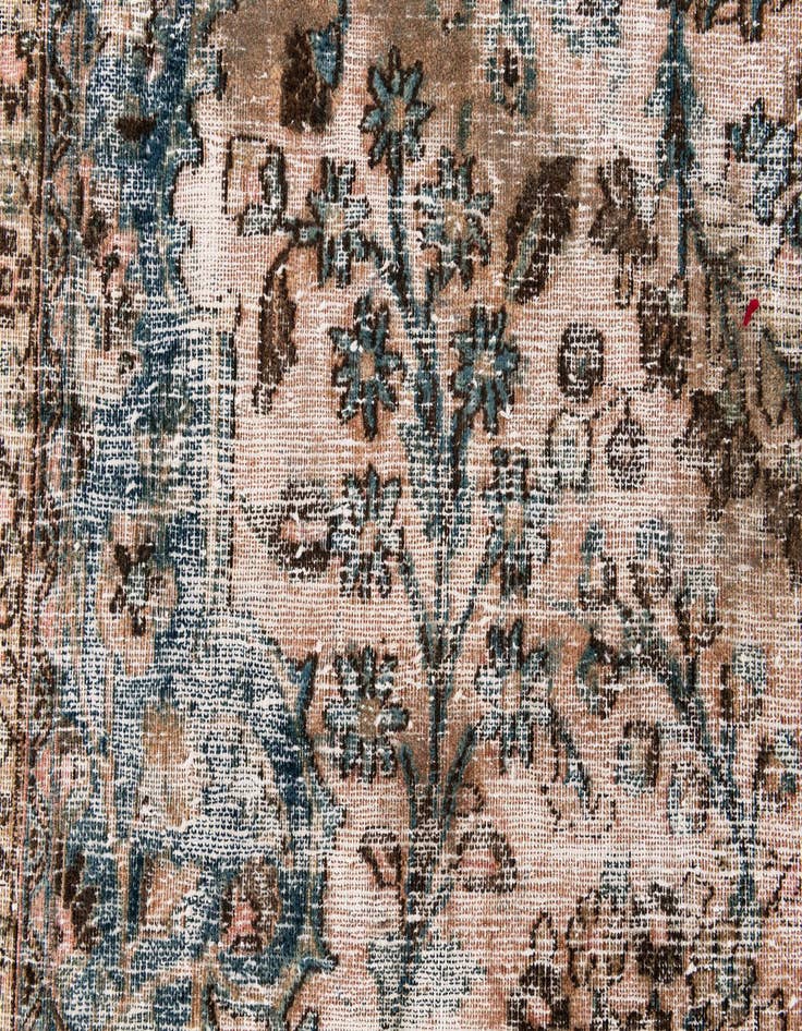 Detail image of  7' 10 x 10' 7  Hand Knotted Ultra Vintage Persian Wool Rug