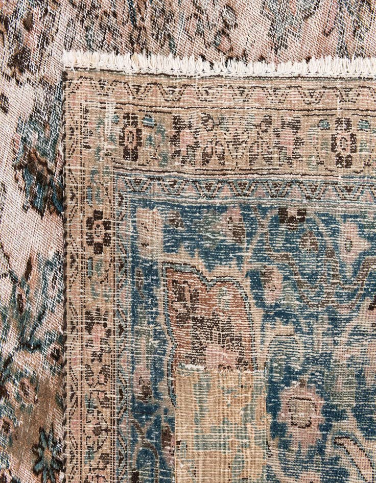 Detail image of  7' 10 x 10' 7  Hand Knotted Ultra Vintage Persian Wool Rug