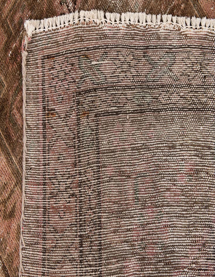 Detail image of  3' 5 x 5' 10  Hand Knotted Ultra Vintage Persian Wool Rug