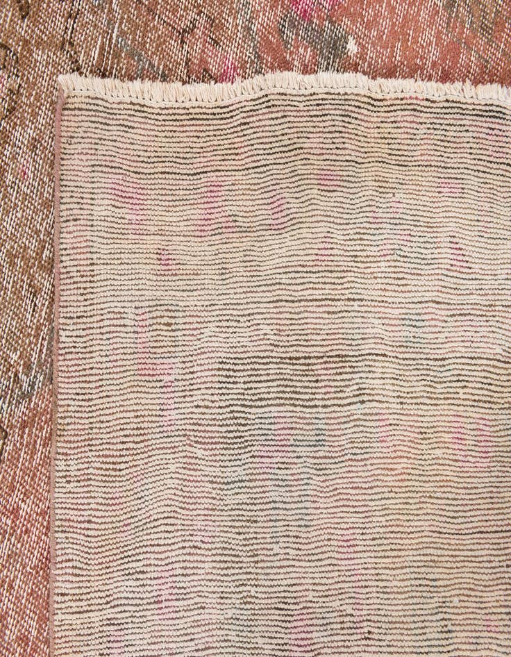 Detail image of  5' 5 x 9' 7  Hand Knotted Ultra Vintage Persian Wool Rug