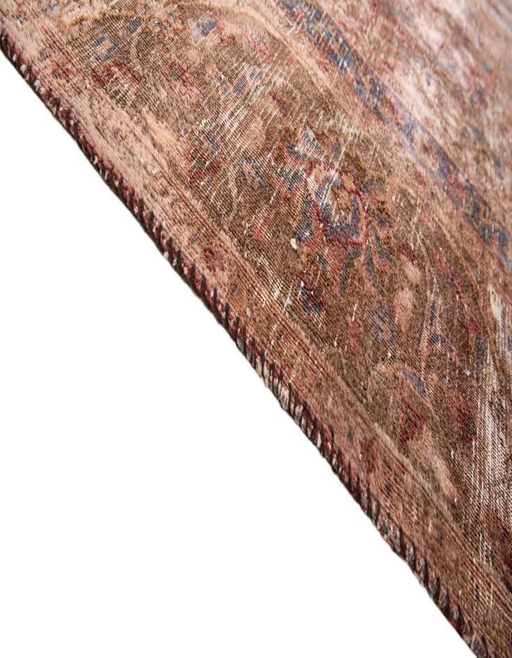 Detail image of  7' x 10' 10  Hand Knotted Ultra Vintage Persian Wool Rug