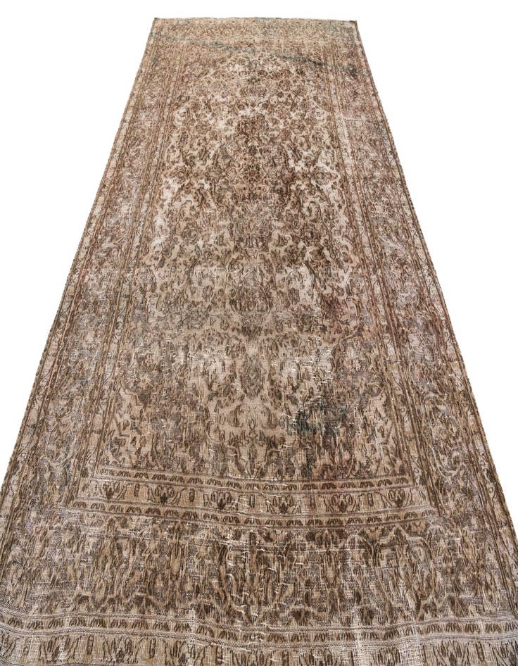 Detail image of  6' 3 x 10'  Hand Knotted Ultra Vintage Persian Wool Rug