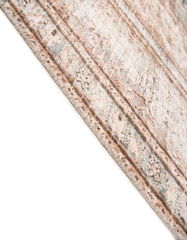 Detail image of  6' 3 x 8' 9  Hand Knotted Ultra Vintage Persian Wool Rug