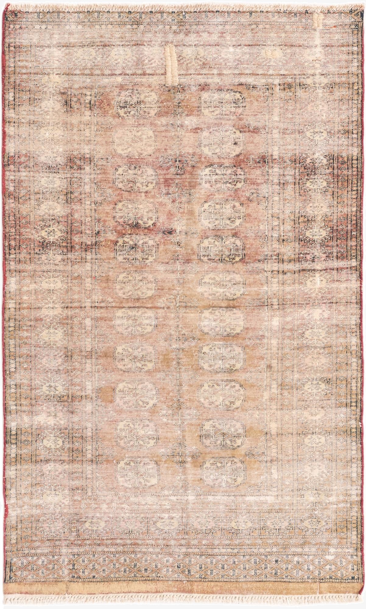  3' x 5'  Hand Knotted Ultra Vintage Persian Wool Rug