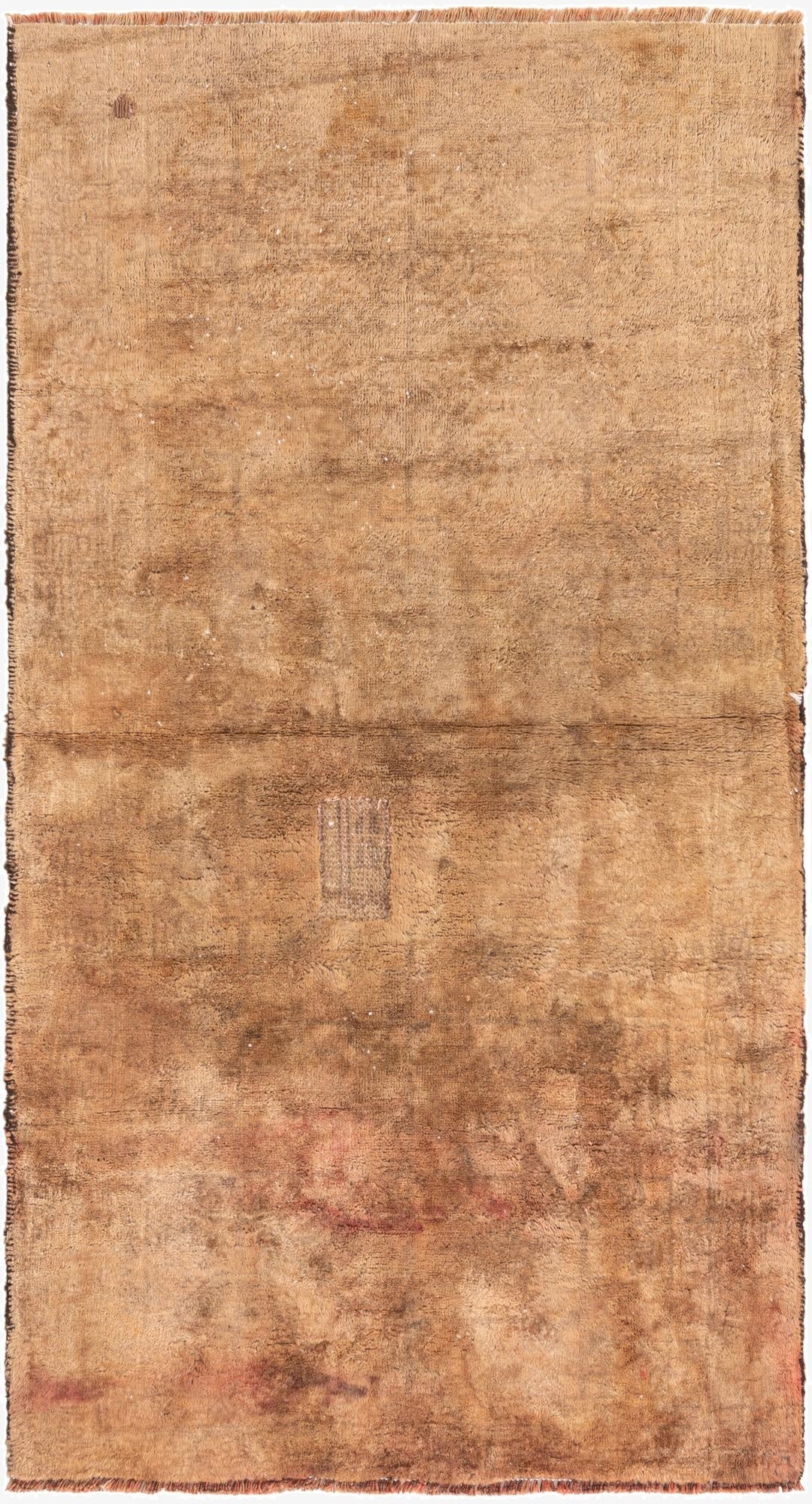  3' 3 x 5' 5  Hand Knotted Ultra Vintage Persian Wool Rug