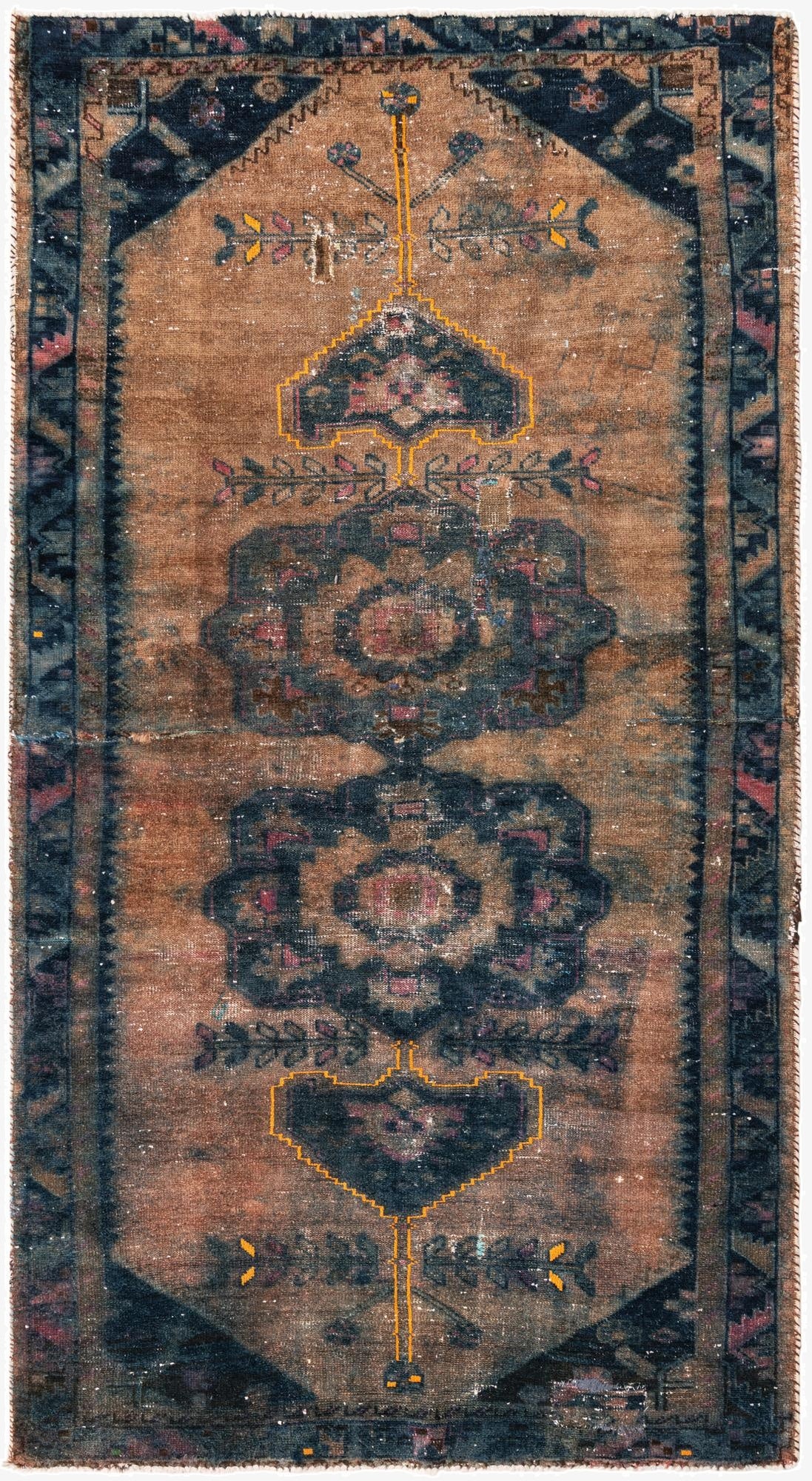  5' x 9' 1  Hand Knotted Ultra Vintage Persian Wool Rug