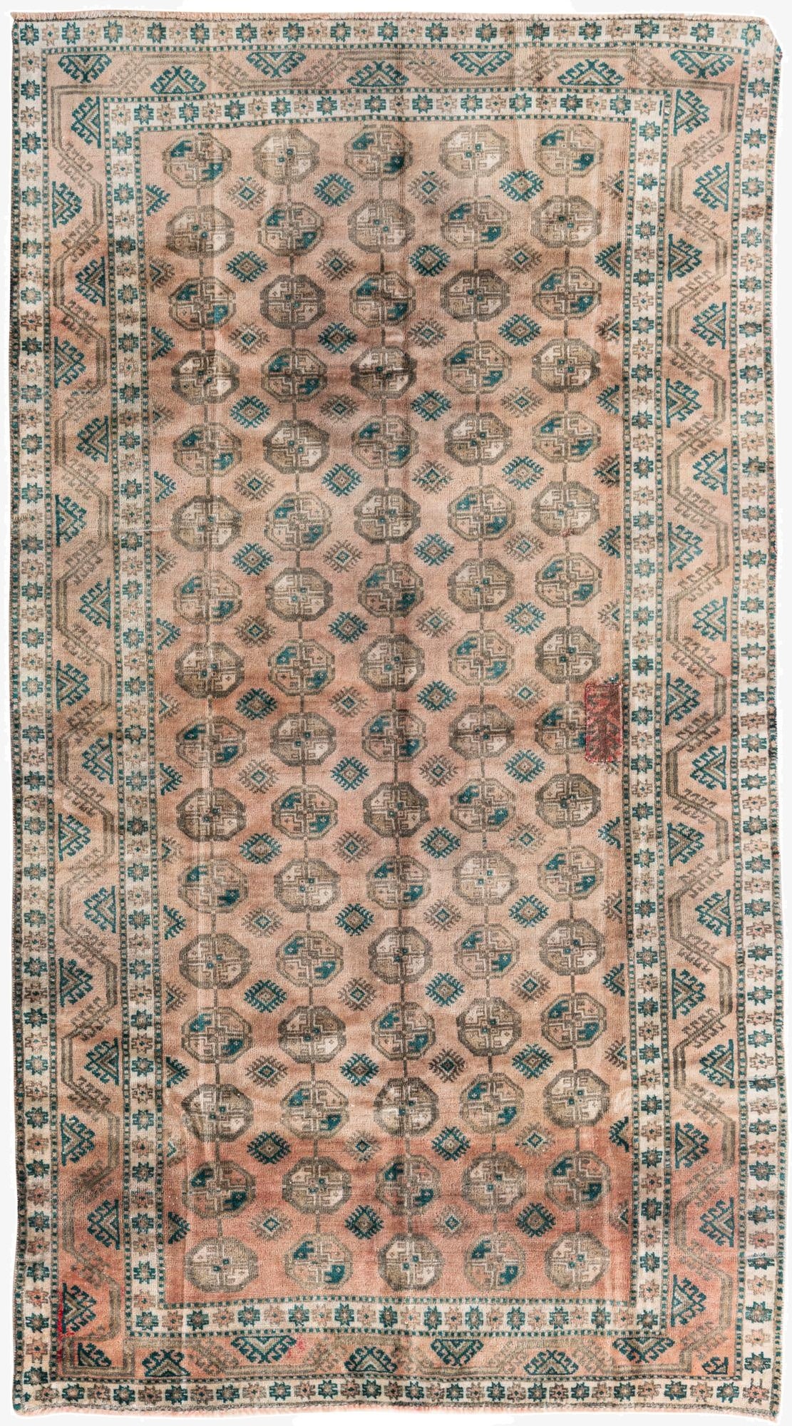  4' x 7'  Hand Knotted Ultra Vintage Persian Wool Rug