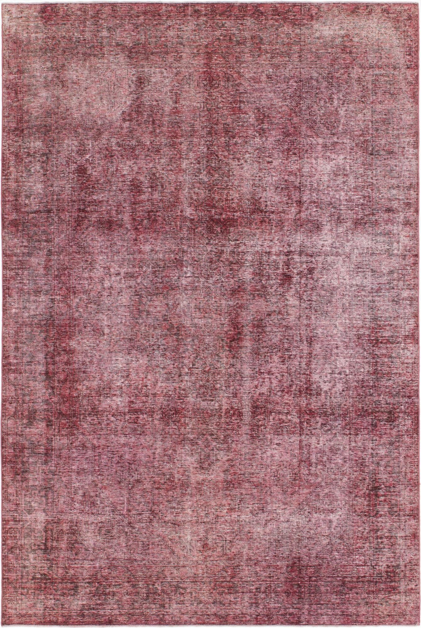  6' 5 x 9' 6  Hand Knotted Ultra Vintage Persian Wool Rug