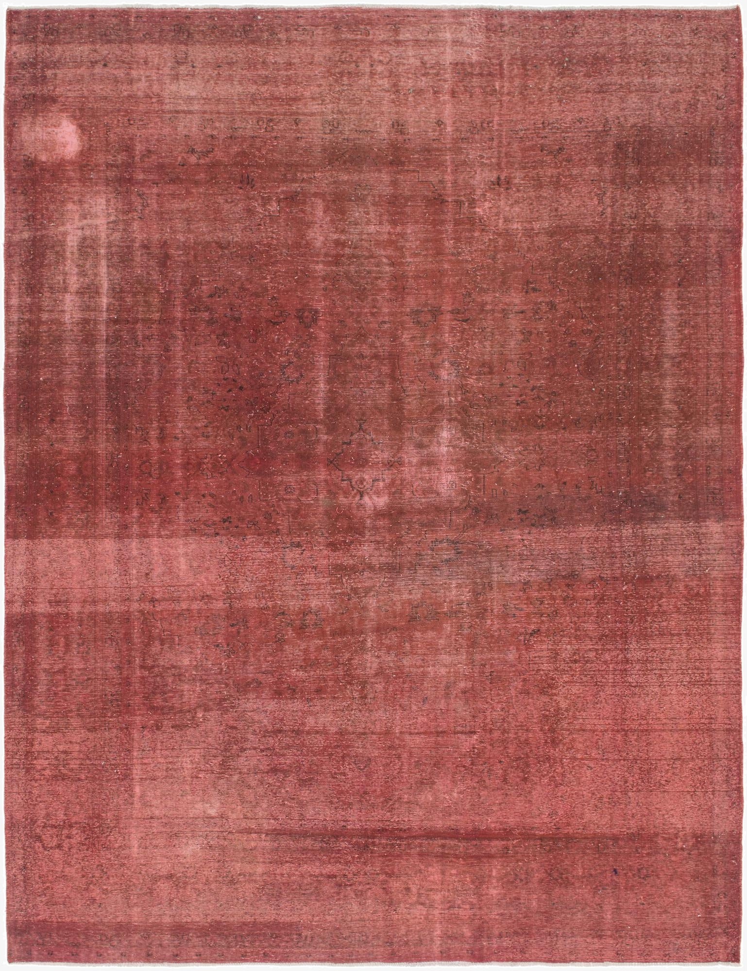  9' 5 x 12' 6  Hand Knotted Ultra Vintage Persian Wool Rug